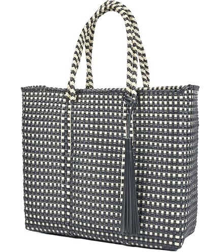 Amazon.co.jp: オアハカ産 メルカドバッグ メキシコ Sサイズ ネイビー