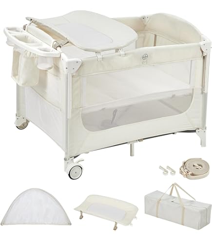Amazon.co.jp: SUNDVIK ベビーベッド, ホワイト 003.721.56 : ベビー