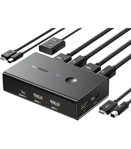 Amazon.co.jp: ラトックシステム パソコン自動切替器 USB接続DVI/Audio