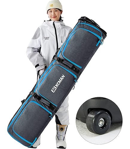 Amazon | HONSAN スノーボードケース キャスター 付き スノーボード