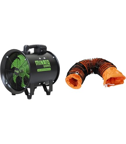 Amazon.co.jp: ミナトワークス 低騒音型 排送風機 ダクトファン MDF