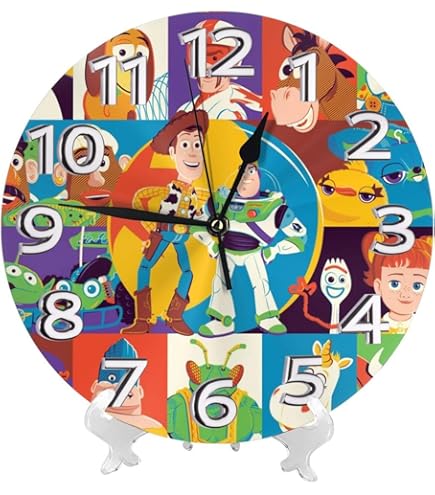 Amazon.co.jp: トイストーリー アンディ部屋の壁掛け時計 Y51Z