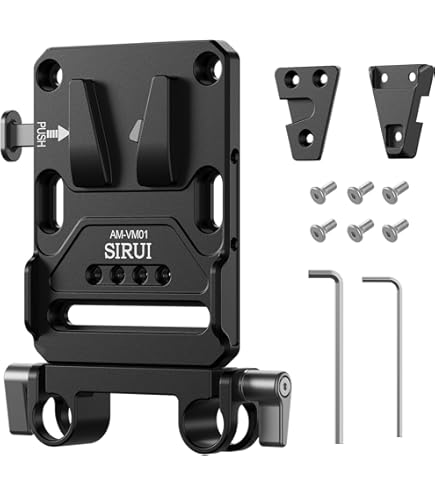 Amazon | 1/4ねじ式ミニ壁マウント三脚ホルダー2個。バルブ