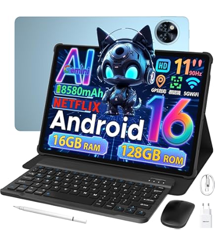 Amazon.co.jp: 【11インチ Android 15 初登場】Android15 タブレット