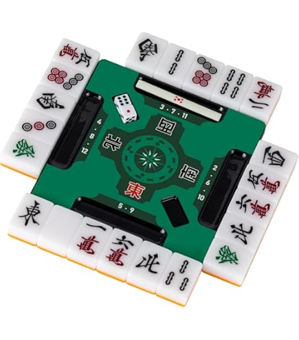 Amazon | FFXIV ドマ式麻雀 手打ち用麻雀牌 麻雀マット セット HFY