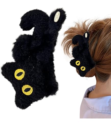 Amazon.co.jp: XUQEAYWD ぬいぐるみ ヘアクリップふわふわ ヘア