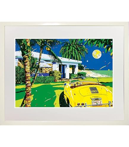 Amazon.co.jp: 鈴木英人◇【パッシング・スルー・マイアミ】◇アート