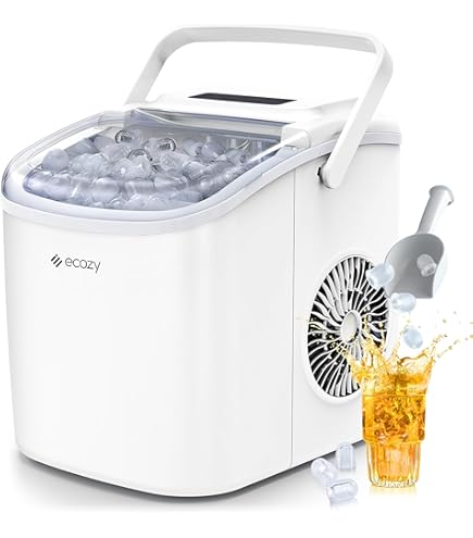 Amazon.co.jp: Quivlox 製氷機 家庭用 1.3L大容量水タンク 透明窓 高速