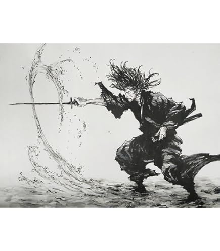 Amazon.co.jp: CZWEN アニメ ポスター 宮本 武蔵 バガボンド ポスター