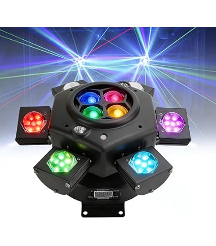 Amazon.co.jp: Frezon 180 ムービングヘッドライト RGBW LED 舞台照明