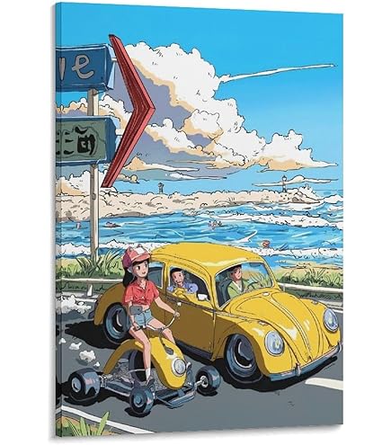 Amazon.co.jp: 鈴木英人 / 山下達郎A4サイズ写真ポスターフレーム付き2