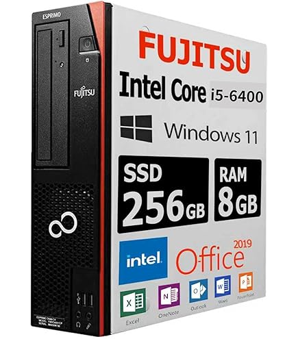 Amazon.co.jp: 富士通 ESPRIMO D587/RX Core i5-7500 3.4GHz 8GB 256GB