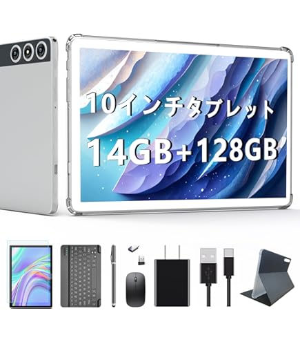 Amazon.co.jp: Android14タブレット2024新登場タブレット10インチwi-fi
