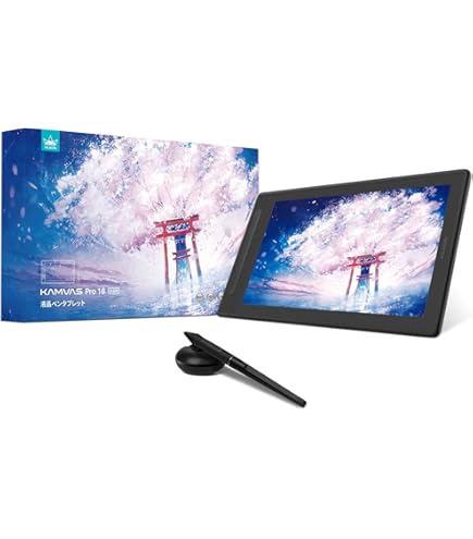 Amazon.co.jp: HUION 液タブKamvas Pro13 GT-133/Kamvas Pro12 GT-116