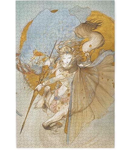 Amazon | 天野喜孝 黒衣の剣士 1000ピースパズル | ジグソーパズル