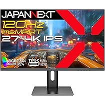 Amazon.co.jp: JAPANNEXT 27インチ IPSパネル搭載 120Hz/1ms(MPRT)対応