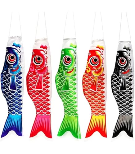 Amazon | TARO 岡本太郎 鯉のぼり ミニ鯉 赤白セット こいのぼり