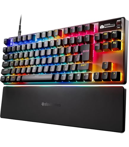 Amazon.co.jp: SteelSeries ゲーミングキーボード 青軸 有線 英語配列
