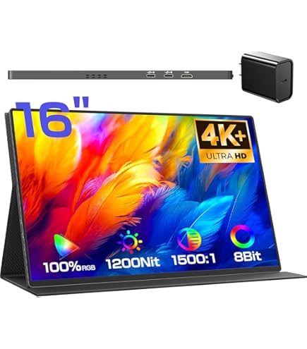 Amazon.co.jp: モバイルモニター 4K : パソコン・周辺機器