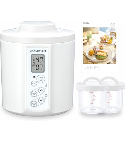 Amazon | TANICA 【温度調節機能で市販・カスピ海・ケフィアヨーグルト