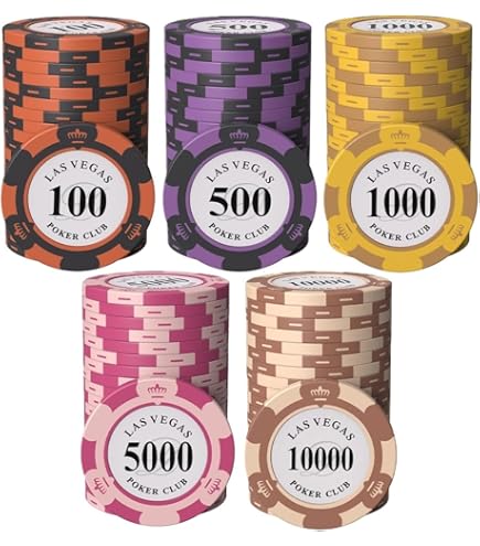 Amazon | モンテカルロ カジノチップ ポーカーチップ バカラチップ
