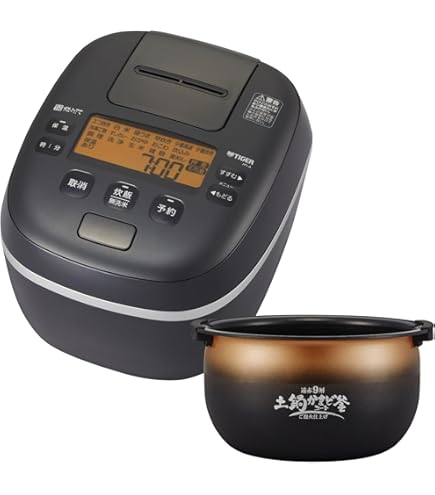 Amazon | JPC-A100-RB(バ-ガンディ) 炊きたて 圧力IH炊飯ジャ- 5.5合