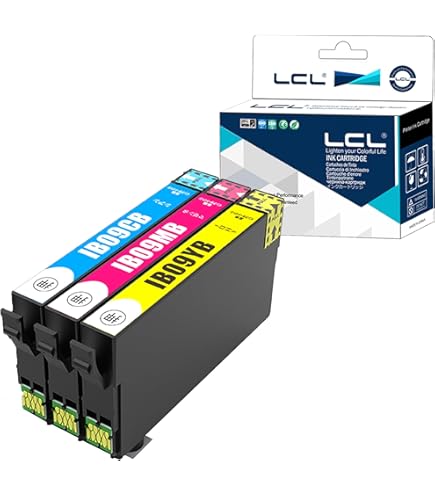 Amazon.co.jp: LCL エプソン用 IB09 大容量 染料 IB09KA IB09KB (2
