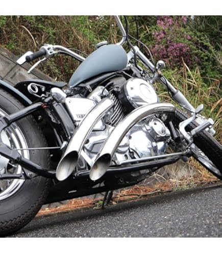 Amazon | ヤマハ ドラッグスター250(08-) ステンレススラッシュカット