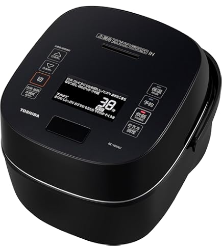 Amazon | 東芝 炊飯器 5.5合 真空圧力IHジャー炊飯器 真空保温 白米40