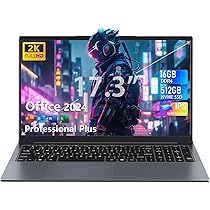 Amazon.co.jp: Fsjun Office 2024搭載ノートパソコン Win11 Pro搭載