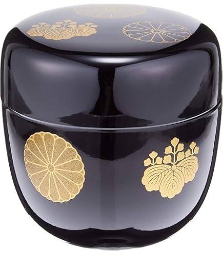 Amazon.co.jp: 輪島塗 蒔絵師 紫香(谷内 一則)造 木製漆塗 棗 金蒔絵