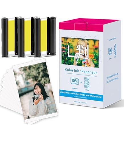 Amazon.co.jp: Absonic 互換インクカートリッジ4個パック Canon Selphy