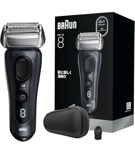 Amazon | ブラウン メンズ電気シェーバー シリーズ8 4カットシステム