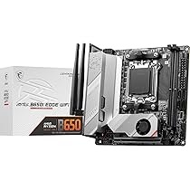 Amazon | MSI MPG B650I EDGE WIFI【シルバーホワイトのデザインと豊富