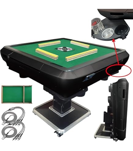 Amazon | 雀華 全自動麻雀卓 折りたたみ 雀卓 麻雀卓 静音 家庭用 全