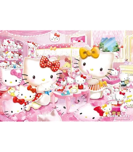 Amazon.co.jp: 1000ピースジグソーパズル ハローキティのフラワー