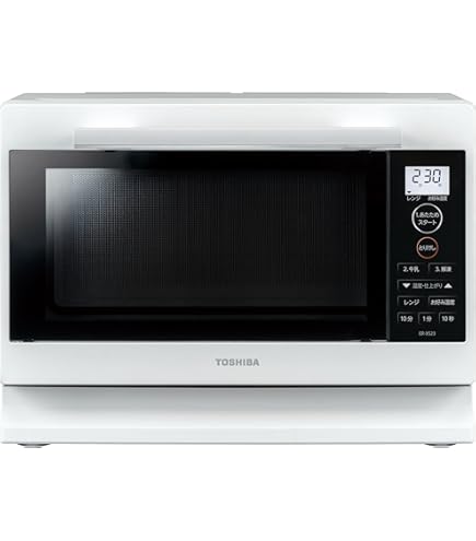 Amazon | 東芝 TOSHIBA 単機能電子レンジ 17L フラット庫内 ホワイト
