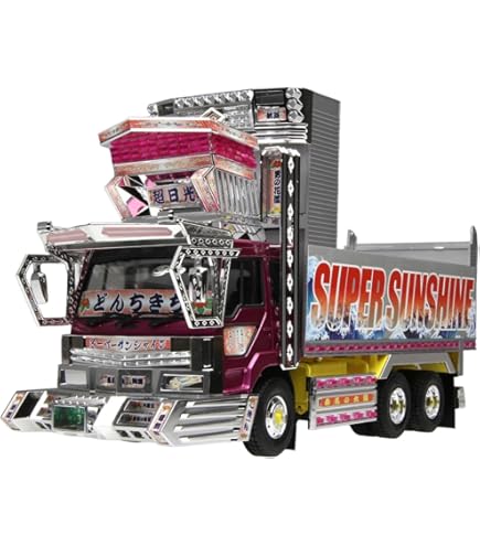 Amazon | 青島文化教材社 1/32 大型デコトラ No.86 丸美グループ 真紅