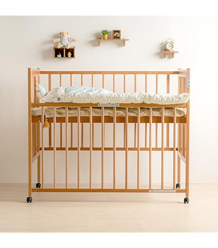 Amazon.co.jp: カトージ ベビーベッド ハイタイプ 日本製 ツーオープン