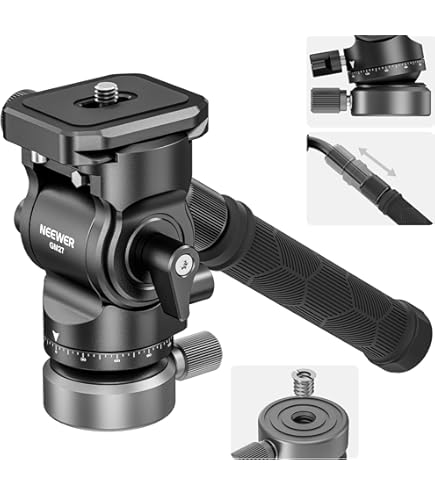 Amazon | Manfrotto 2WAY雲台 プロフルードミニ雲台 アルミニウム製