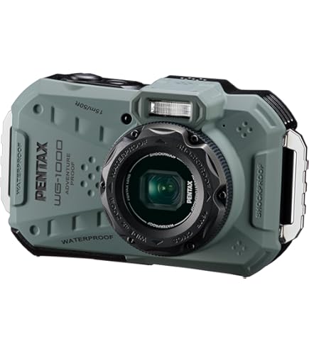 Amazon | PENTAX 防水デジタルカメラ PENTAX WG-3GPS パープル 1cm