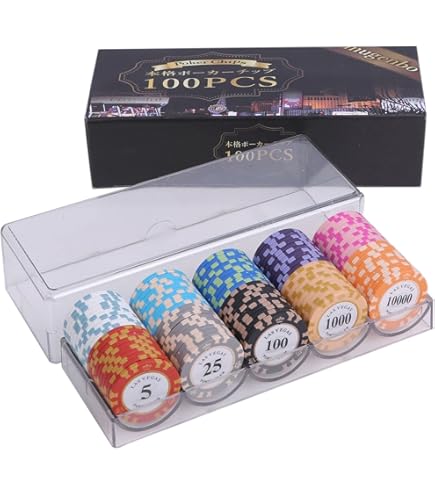 Amazon | モンテカルロ カジノチップ ポーカーチップ バカラチップ
