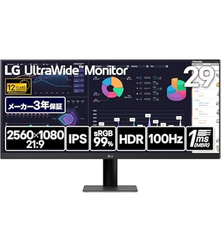 Amazon.co.jp: LG 29WP60G-B UltraWide Monitor 29
