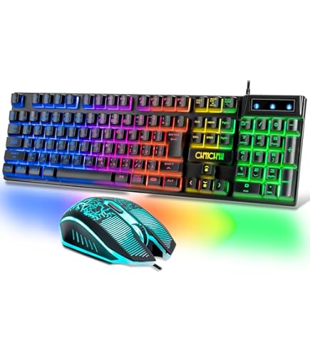 Amazon.co.jp: 新型モデル ゲーミング キーボード マウス キーマウ