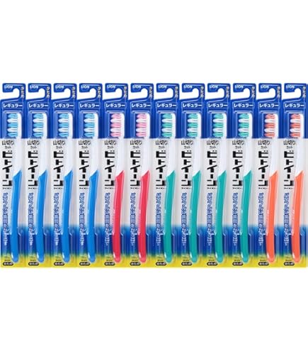 Amazon | ビトイーンライオン ハブラシ レギュラー やわらかめ 12本