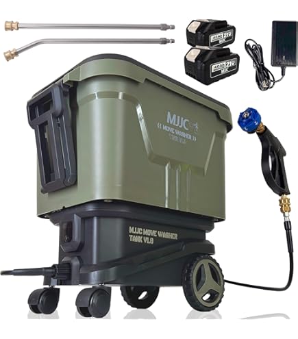 Amazon.co.jp: アイリスオーヤマ タンク式高圧洗浄機 コードレスタイプ