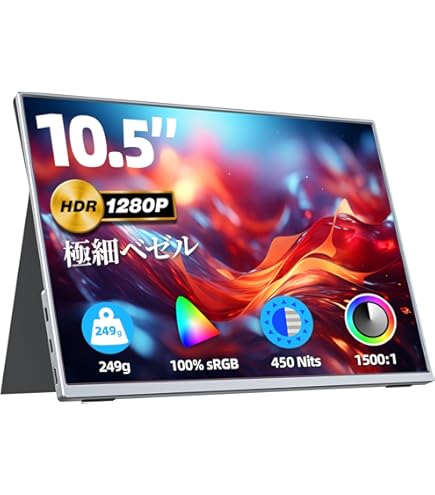 Amazon.co.jp: 【Amazon限定ブランド】VisionOwl モバイルモニター 14