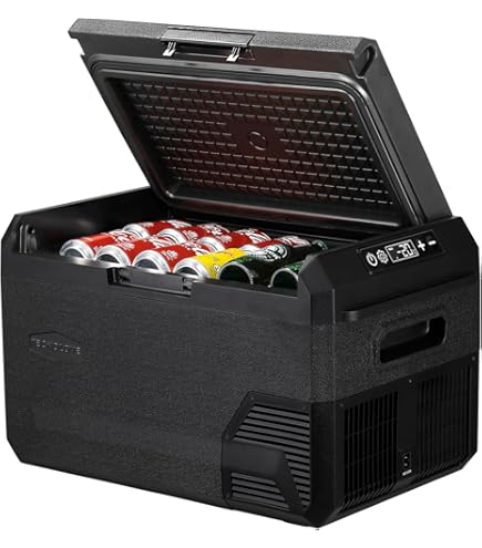 Amazon.co.jp: 東京Deco 車載家庭両用 ポータブル冷蔵庫 急速冷凍 26L