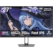 Amazon.co.jp: KEY TO COMBAT 27インチゲーミングモニター WQHD
