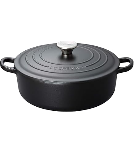 Amazon｜ル・クルーゼ(Le Creuset) 鋳物 ホーロー 鍋 両手鍋 鉄鍋